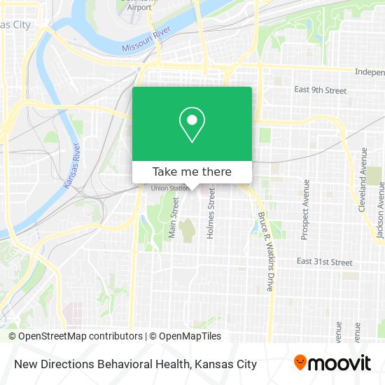 New Directions Behavioral Health map