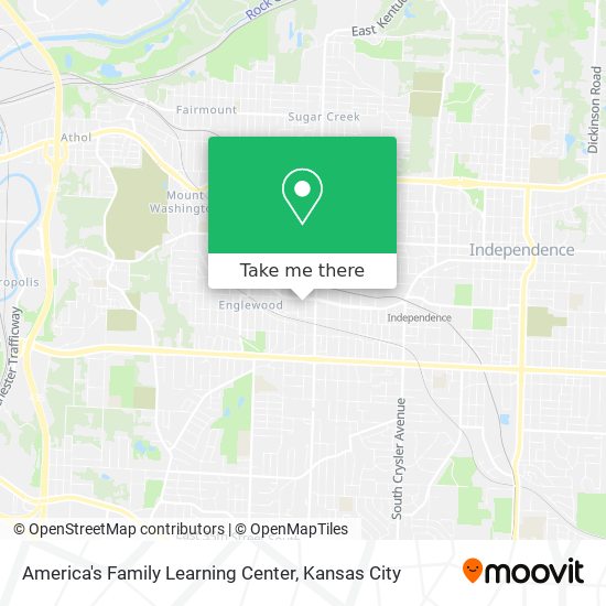 America's Family Learning Center map