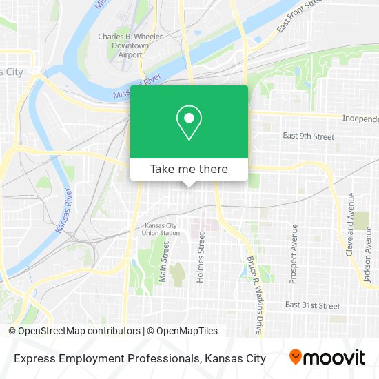 Mapa de Express Employment Professionals