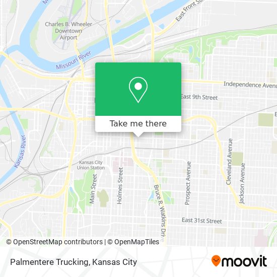 Mapa de Palmentere Trucking