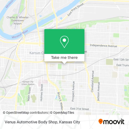 Mapa de Venus Automotive Body Shop