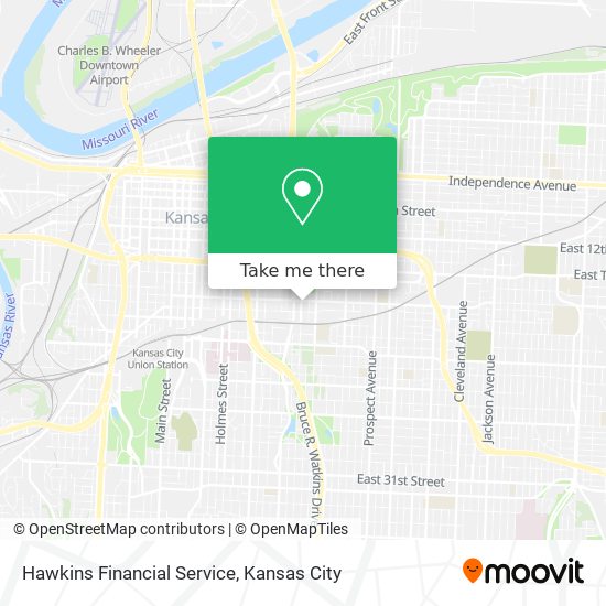 Mapa de Hawkins Financial Service