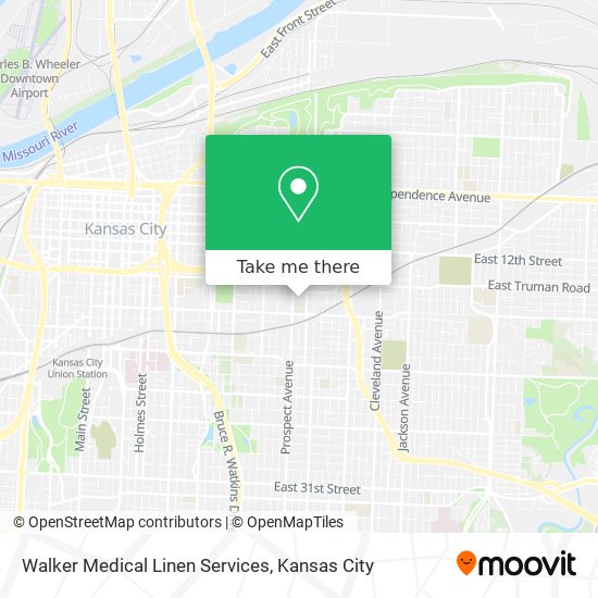 Walker Medical Linen Services map