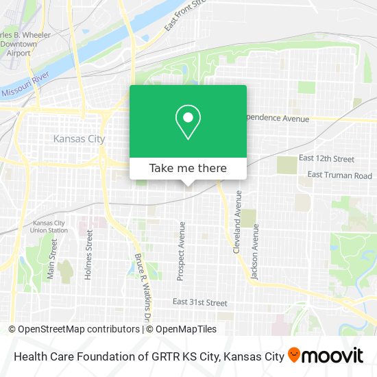 Mapa de Health Care Foundation of GRTR KS City