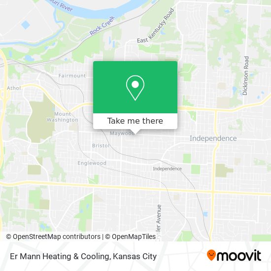 Mapa de Er Mann Heating & Cooling