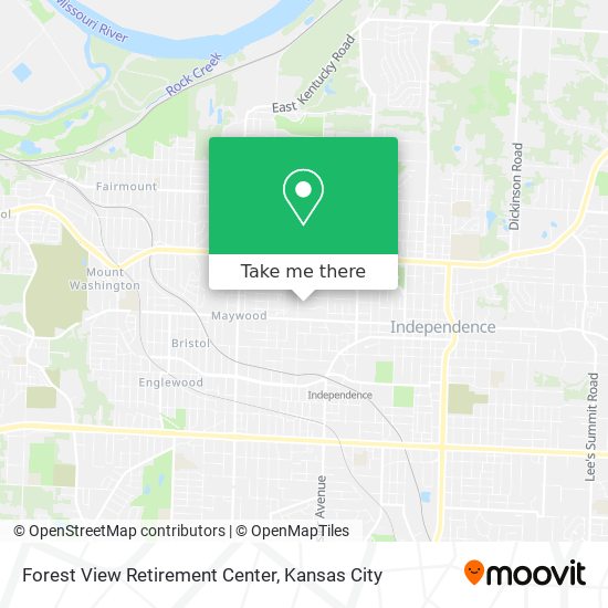 Forest View Retirement Center map