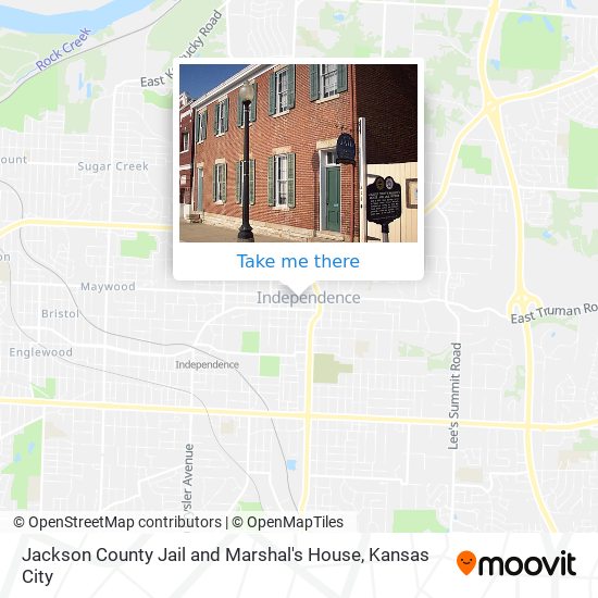 Mapa de Jackson County Jail and Marshal's House