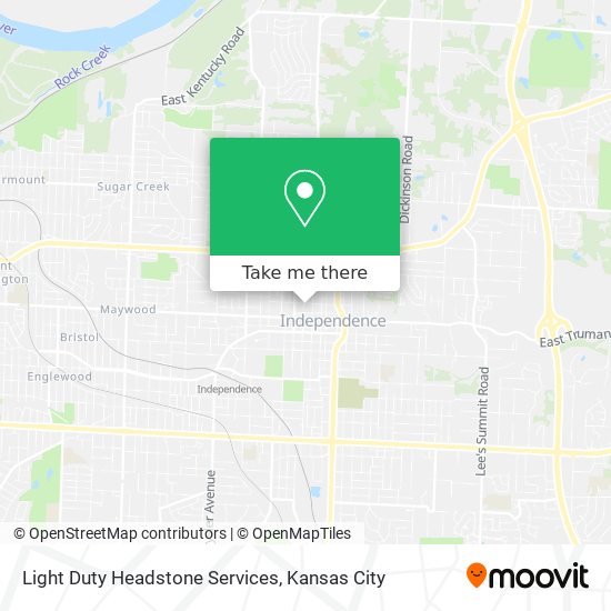 Light Duty Headstone Services map