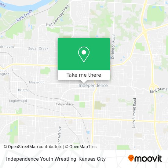 Independence Youth Wrestling map