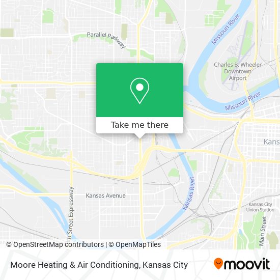 Moore Heating & Air Conditioning map