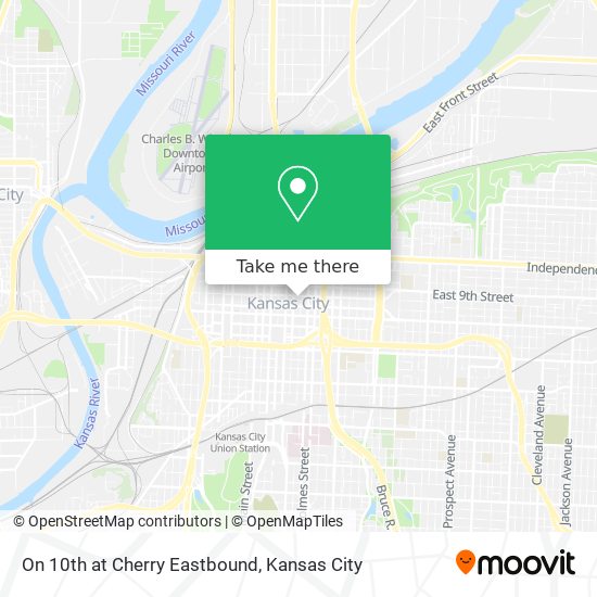 Mapa de On 10th at Cherry Eastbound