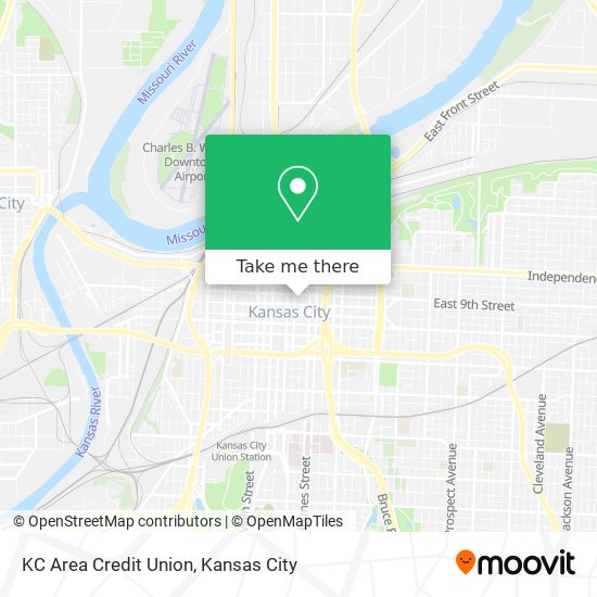 KC Area Credit Union map