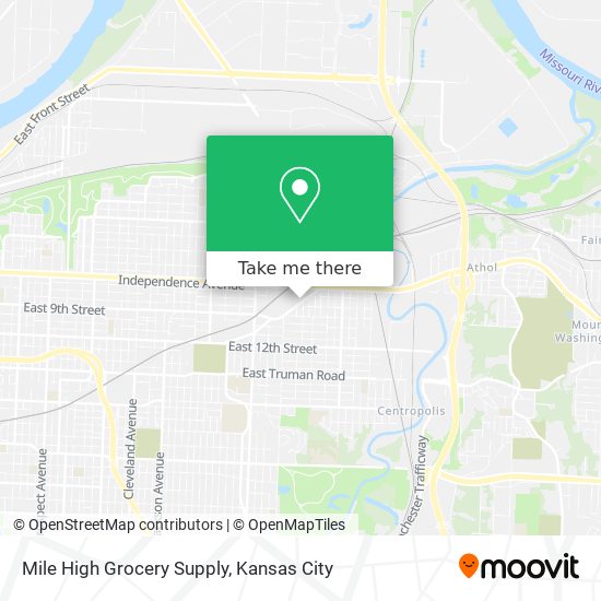 Mapa de Mile High Grocery Supply