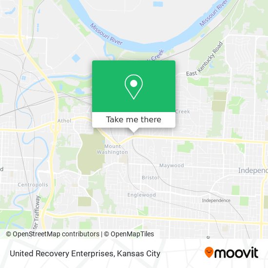 United Recovery Enterprises map