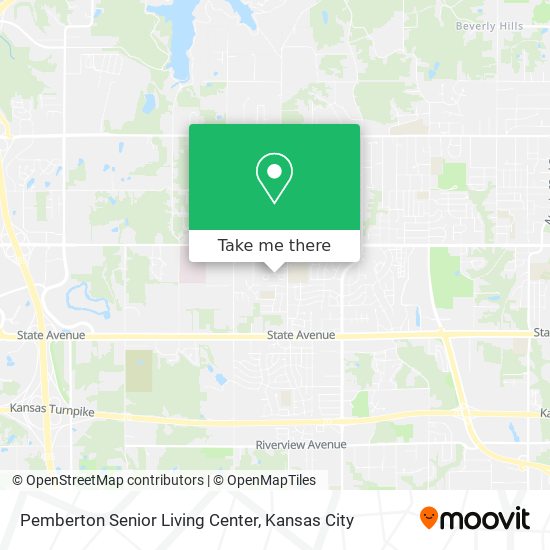 Pemberton Senior Living Center map