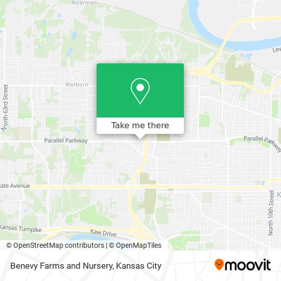 Mapa de Benevy Farms and Nursery