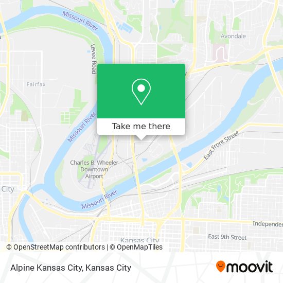 Mapa de Alpine Kansas City