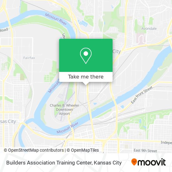 Builders Association Training Center map