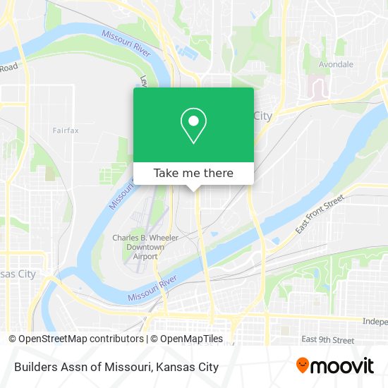 Builders Assn of Missouri map