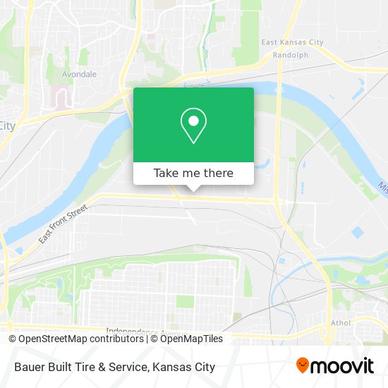 Bauer Built Tire & Service map
