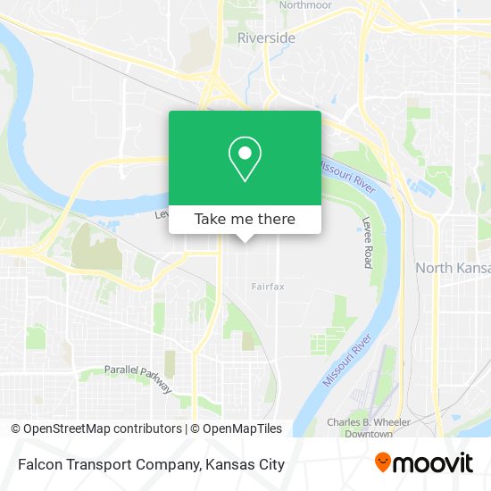 Mapa de Falcon Transport Company