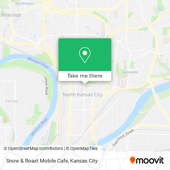 Snow & Roast Mobile Cafe map