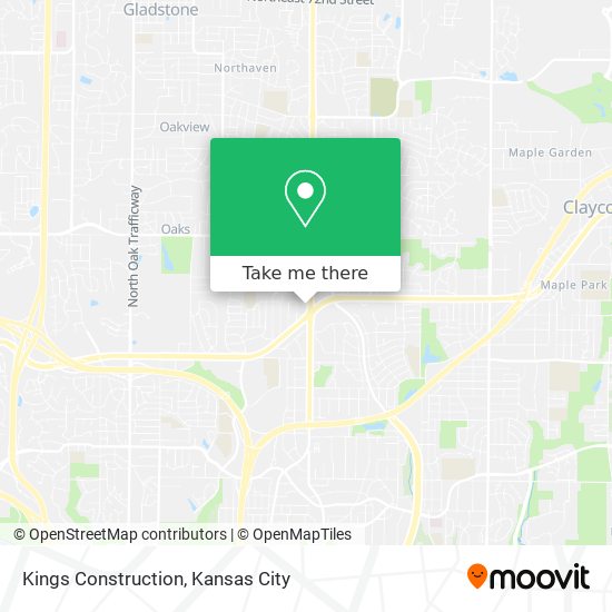 Kings Construction map