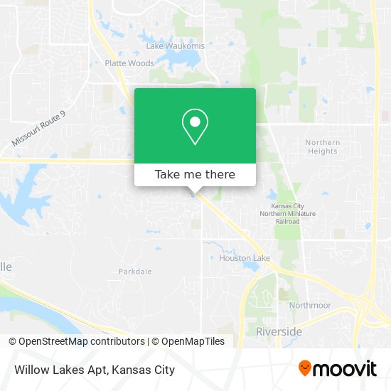 Mapa de Willow Lakes Apt