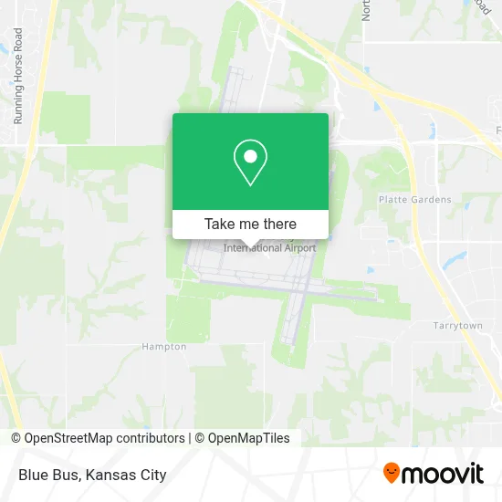 Blue Bus map