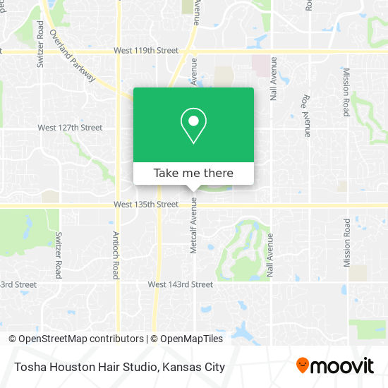 Tosha Houston Hair Studio map