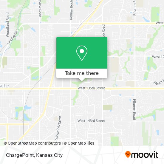 Mapa de ChargePoint