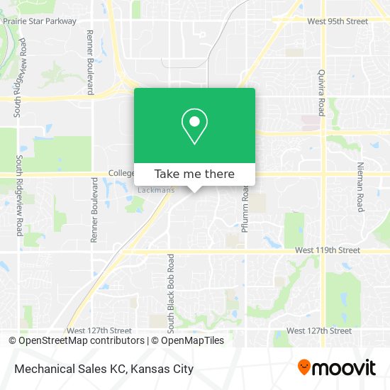 Mapa de Mechanical Sales KC