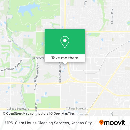 Mapa de MRS. Clara House Cleaning Services