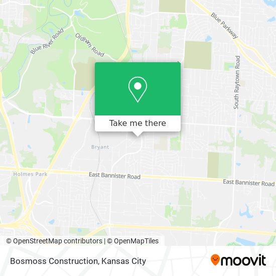 Bosmoss Construction map