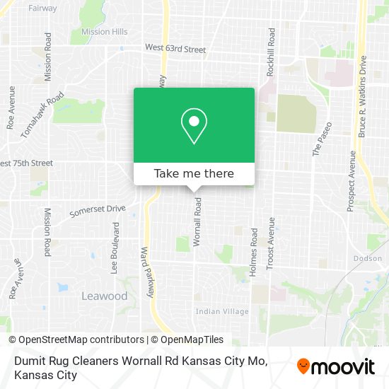 Dumit Rug Cleaners Wornall Rd Kansas City Mo map