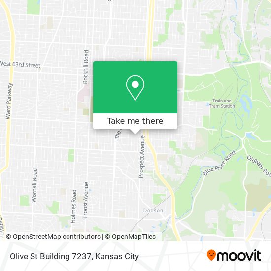 Mapa de Olive St Building 7237