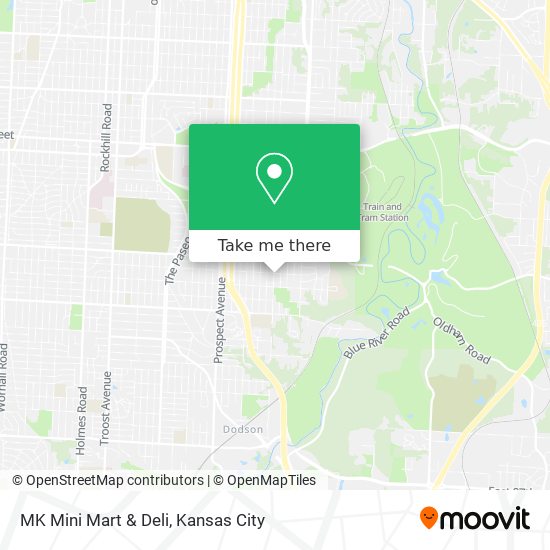 Mapa de MK Mini Mart & Deli