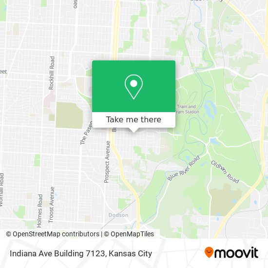 Mapa de Indiana Ave Building 7123