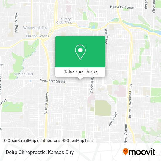 Delta Chiropractic map