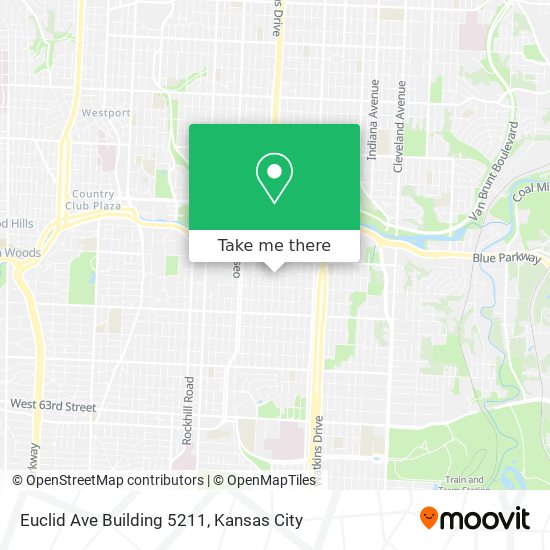 Euclid Ave Building 5211 map
