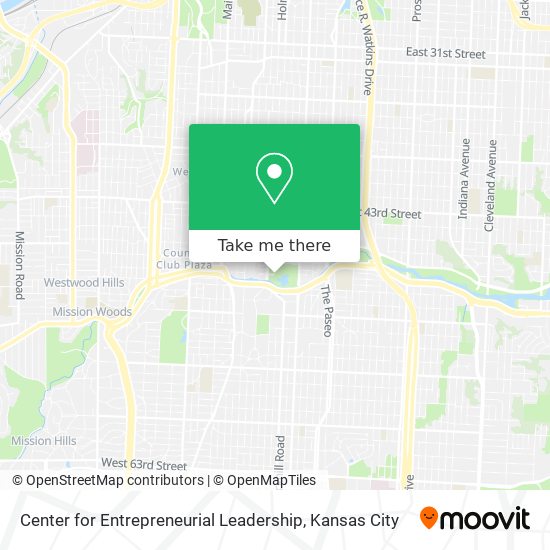 Mapa de Center for Entrepreneurial Leadership