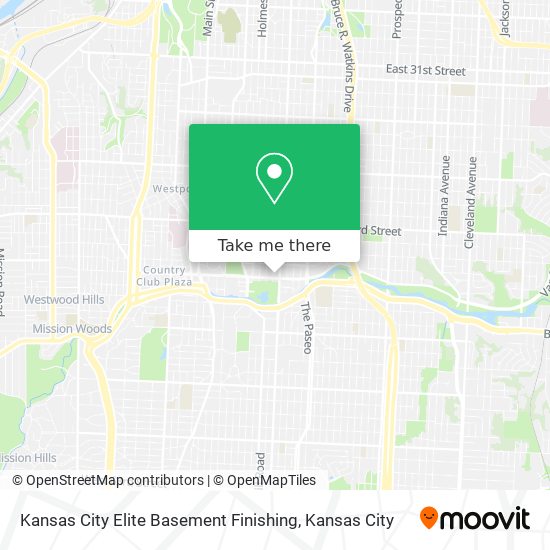 Kansas City Elite Basement Finishing map