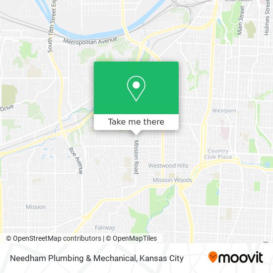 Needham Plumbing & Mechanical map