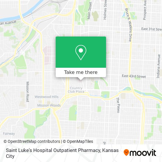 Mapa de Saint Luke's Hospital Outpatient Pharmacy