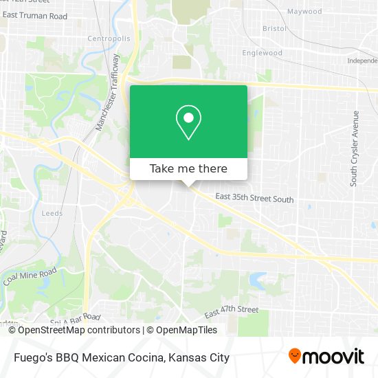 Mapa de Fuego's BBQ Mexican Cocina