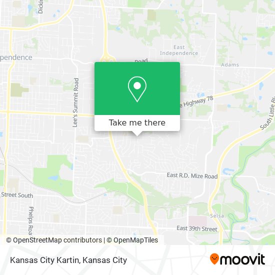 Kansas City Kartin map