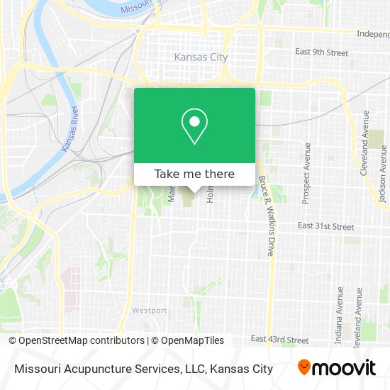 Mapa de Missouri Acupuncture Services, LLC