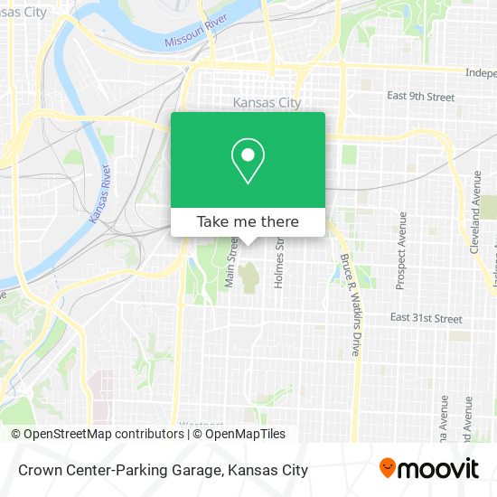 Crown Center-Parking Garage map