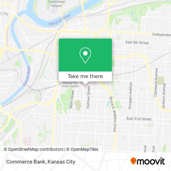 Commerce Bank map