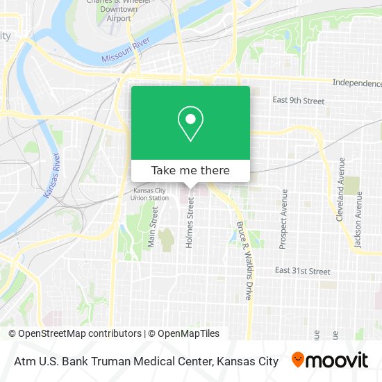 Atm U.S. Bank Truman Medical Center map